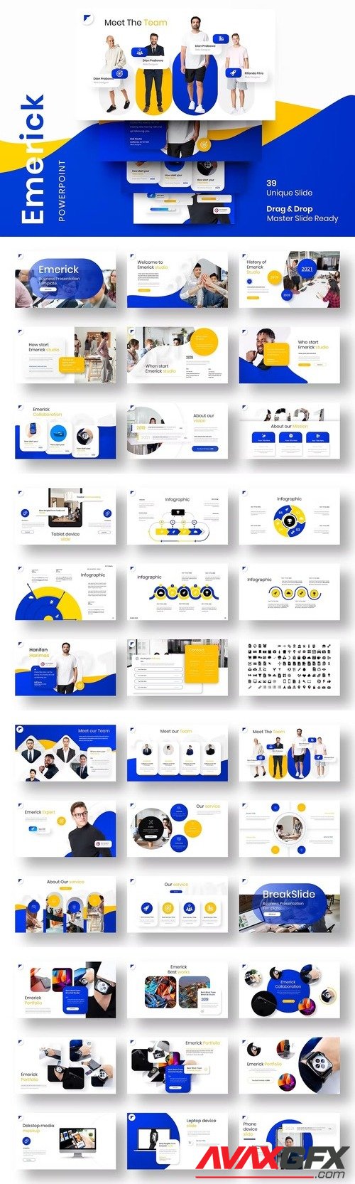 Emerick Business PowerPoint Template J5ZPY5X