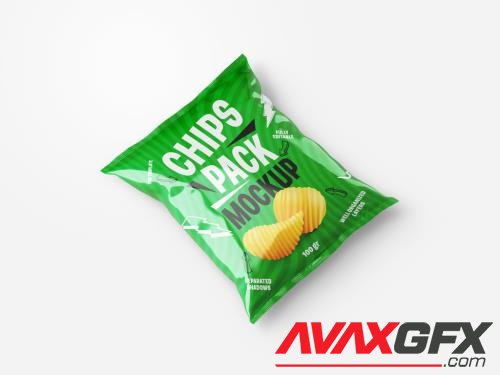 Adobestock - Potato Chips Packaging Mockup 407053018