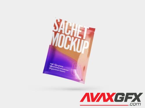 Adobestock - Sachet Mockup 407030646