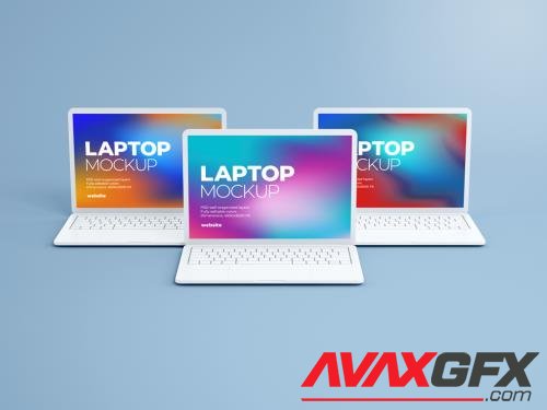 Adobestock - Clay Laptop Mockup 399343489