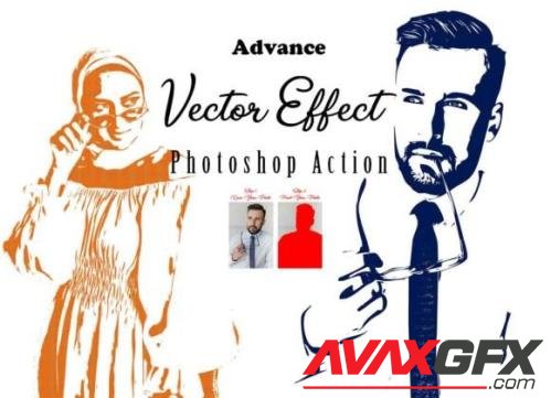 Advance Vector Effect PS Action - 12750473