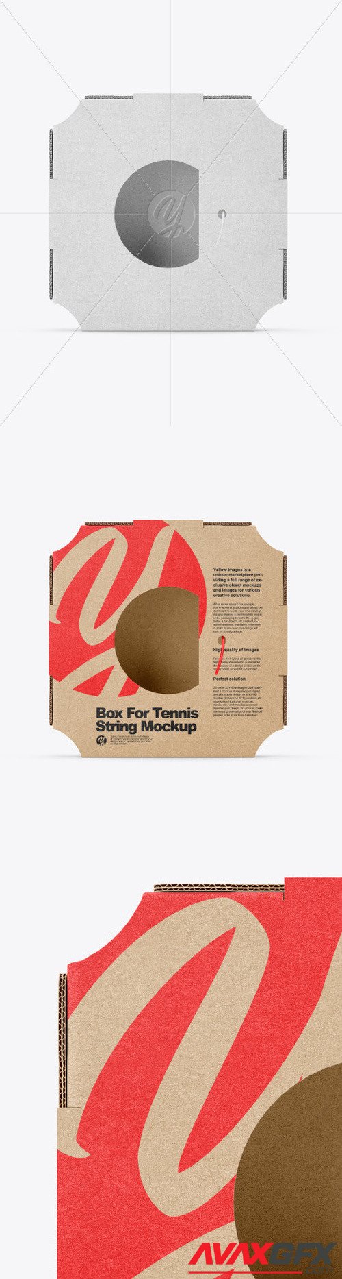 Box For Tennis String Mockup 50323 TIF