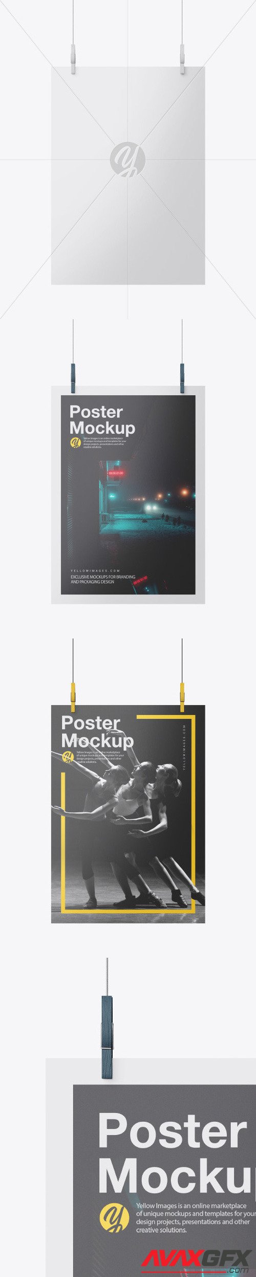 Glossy A3 Poster Mockup 51546 TIF