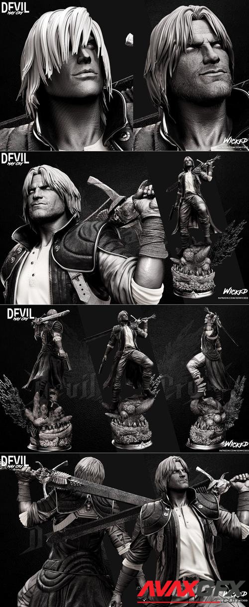 WICKED - Dante Statue Devil May Cry 3D Print