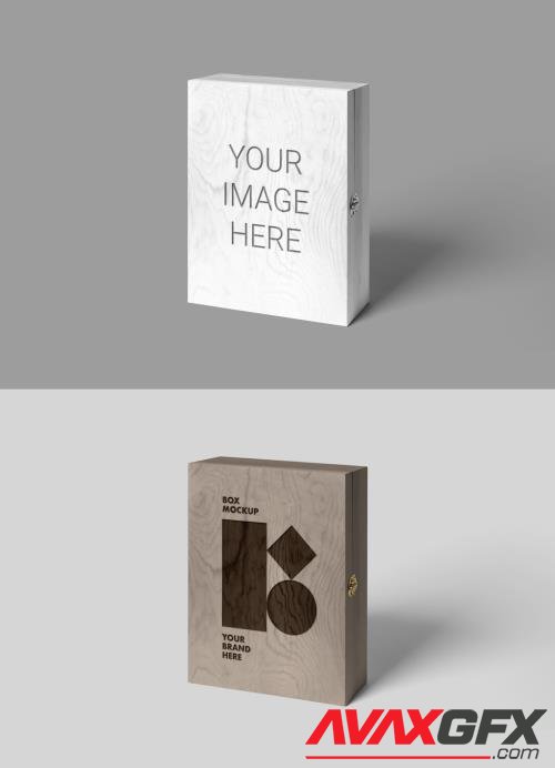 Adobestock - Wood Box Mockup 390684105