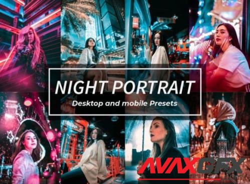 8 Night Portrait Lightroom Presets