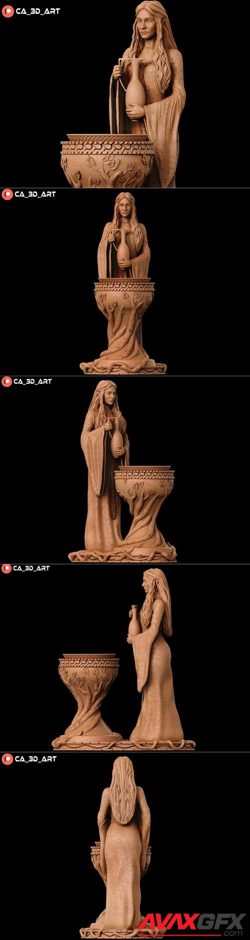 CA 3D ART - Galadriel 3D Print