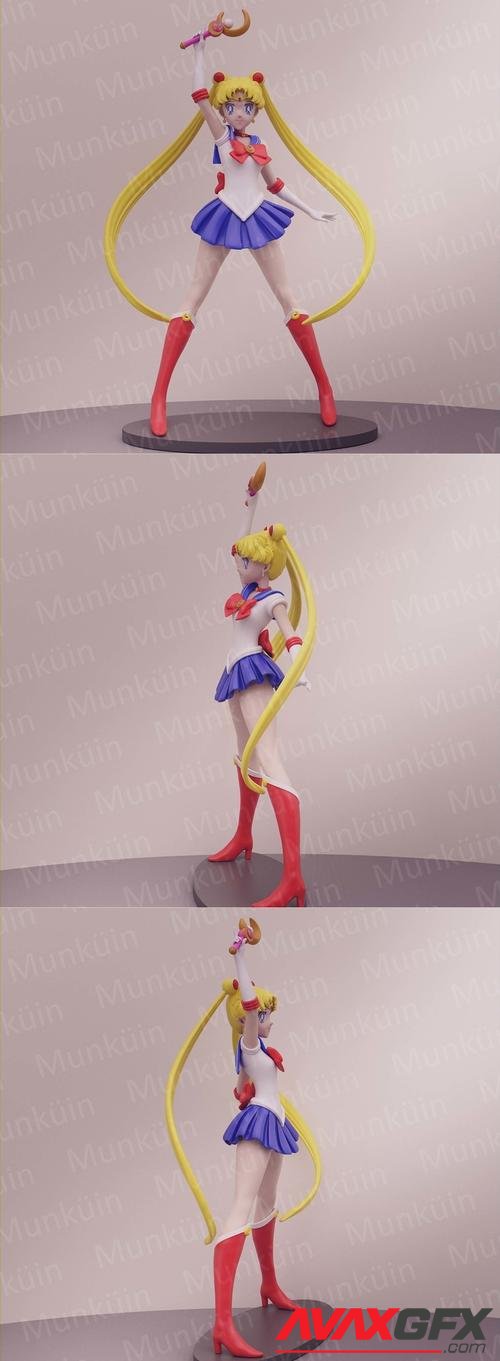 Usagi Tsukino - Sailor moon 3D Print