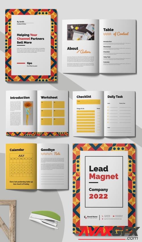 Content Planner Design with Lead Magnet Layout 525674985 [Adobestock]