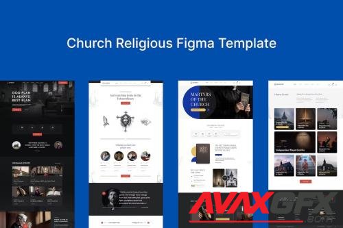 Church Religious Figma Template [FIGMA]