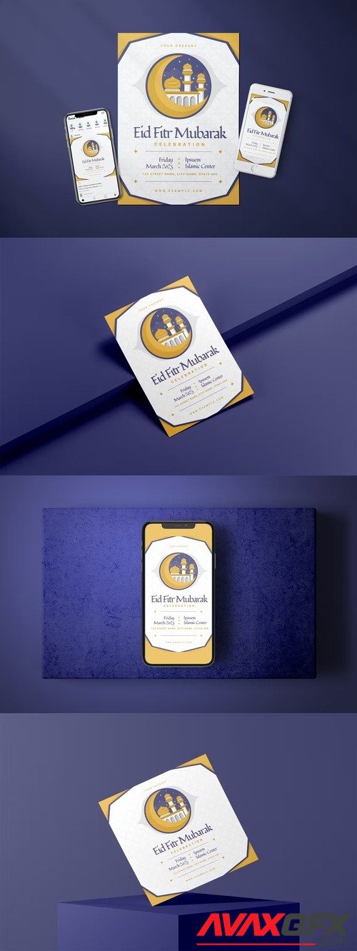 Eid Mubarak - Flyer Media Kit  [PSD, AI]