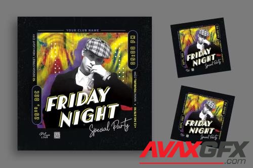 Night Party Flyer  [PSD]