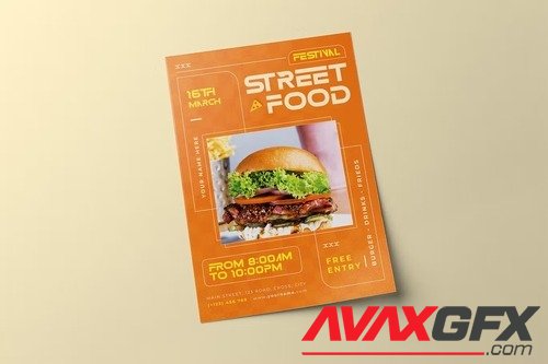 Street Food Festival Flyer  [PSD]