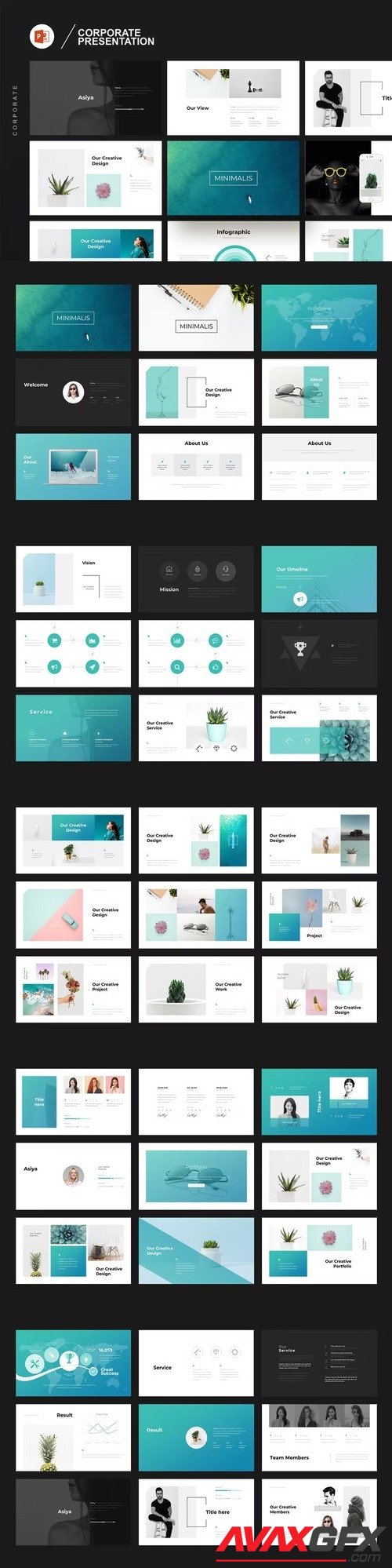 Corporate Presentation Template [PPTX]