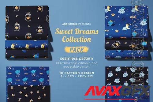 Sweet Dreams Collection beautiful textures - Seamless Pattern