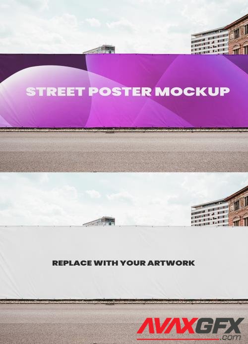 Street Outdoor Hoarding Poster City Mockup 546495281 [Adobestock]