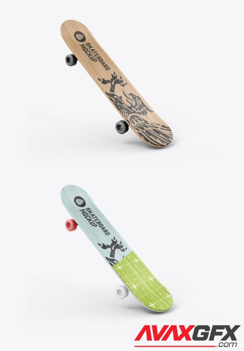 Wooden Skateboard Mockup 545917402 [Adobestock]