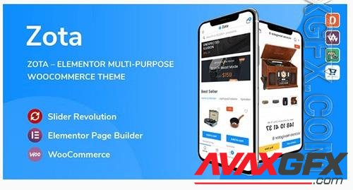 Themeforest - Zota v1.2.5 - Elementor Multi-Purpose WooCommerce Theme/30290828