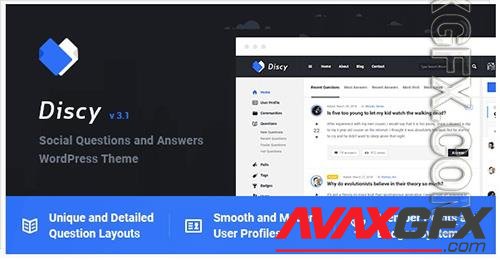 Themeforest - Discy v5.5.6 - Social Questions and Answers WordPress Theme NULLED/19281265