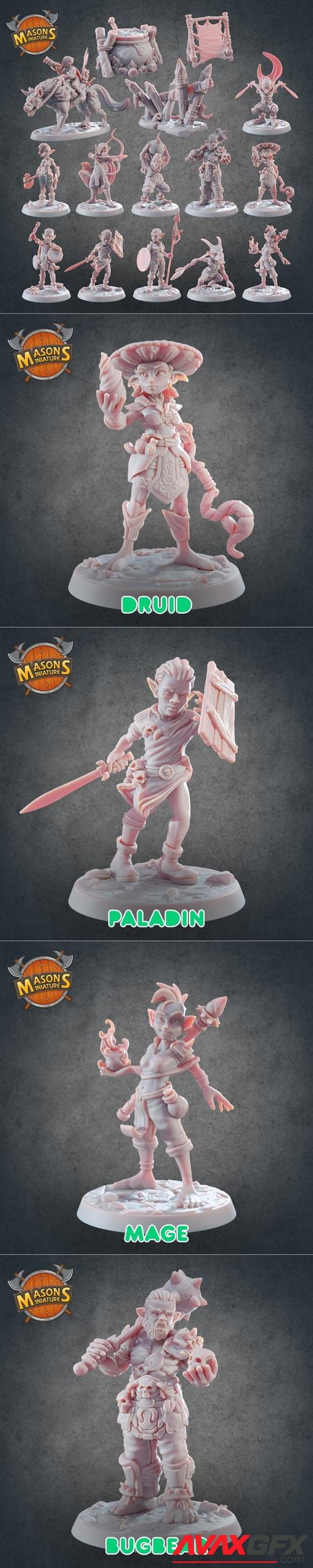 Goblin Miniatures full Set 3D Print