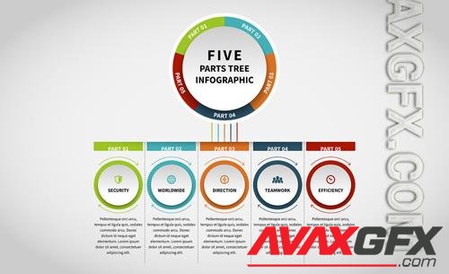 Circle Chain Infographic 11 - 174050446 [Adobestock]