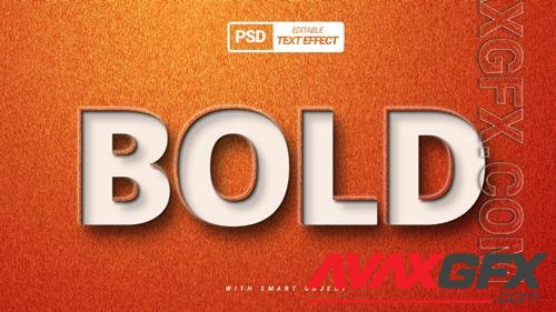 For creativity and design psd 3d bold text effect template design