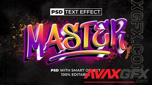 For creativity and design psd street text effect graffiti style editable text effect