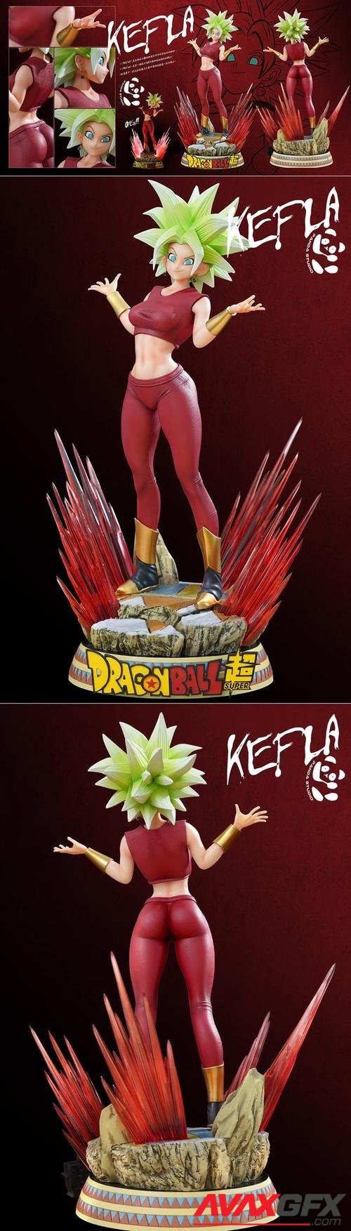 Panda Studio - Dragon Ball Kefla 3D Print