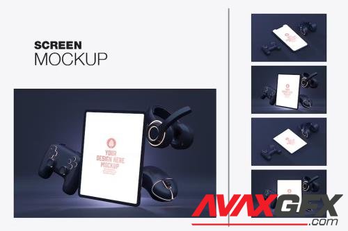 Set Multimedia Devices Mockup [PSD]