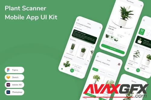 Plant Scanner Mobile App UI Kit ZGZ99SN