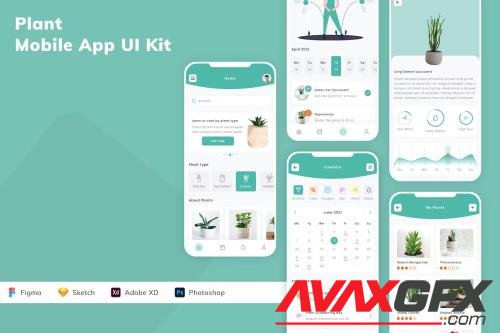 Plant Mobile App UI Kit V6FR2JR