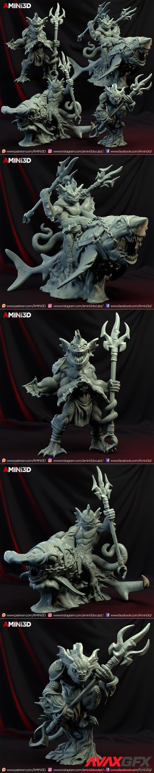 Amini3D - Sahuagins 3D Print