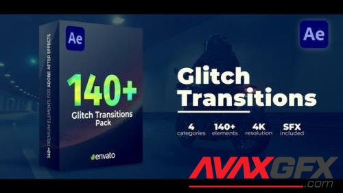 Glitch Transitions 43601069 [Videohive]