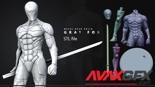 Gray Fox MGS 3D Print