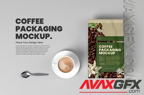 PSD coffee branding packaging mockup stylish design vol 2