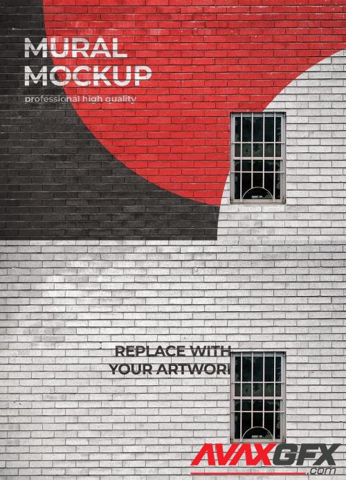 Mural Street Outdoor Poster Mockup on Brick Wall 545813836 [Adobestock]