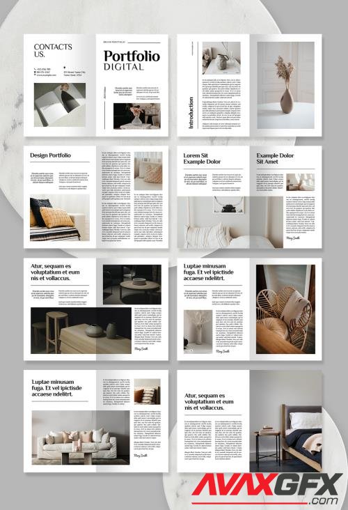 Modern Portfolio Layout 530653524 [Adobestock]