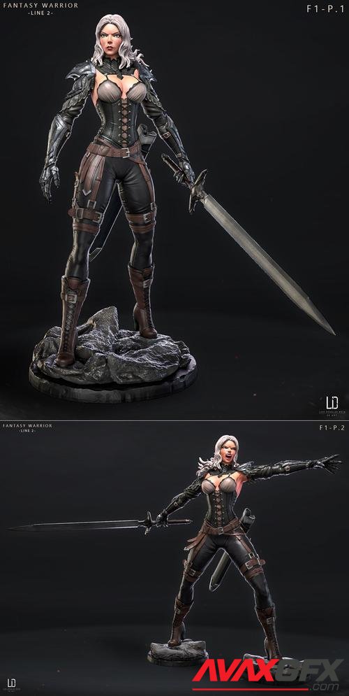 Fantasy Warrior - Line 2 - F.1 3D Print