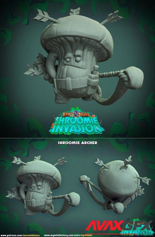 Shroomie Archer 3D Print