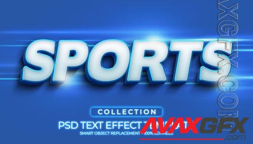 PSD sports text effect