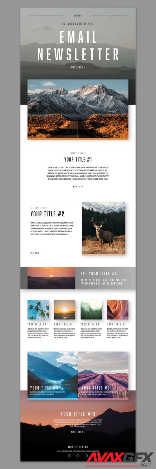 Email Newsletter Layout 532559964 [Adobestock]