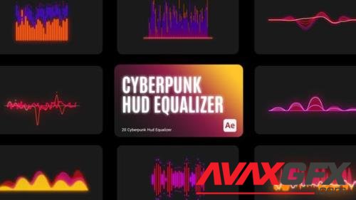 Cyberpunk HUD Equalizer for After Effects 43704146 [Videohive]