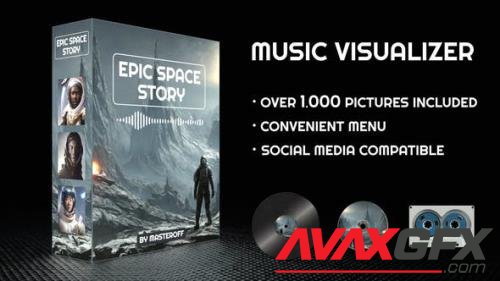 Epic Space Story Music Visualizer 42842348 [Videohive]