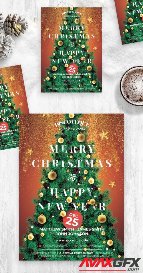 Christmas New Year Flyer Poster 532852010 [Adobestock]