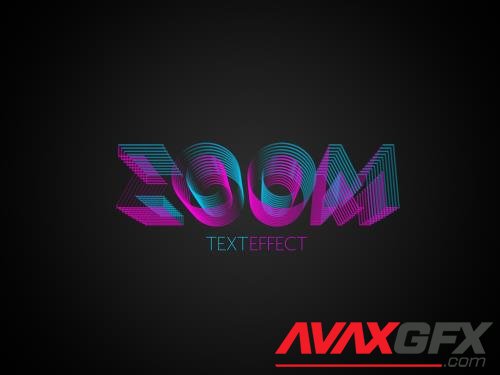 Zoom Text Effect 522112341 [Adobestock]