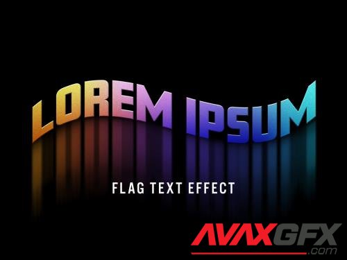 Flag Text Effect 514229561 [Adobestock]