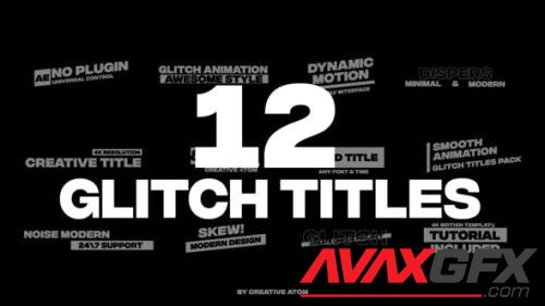 Glitch Titles v3 | AE 43651017 [Videohive]
