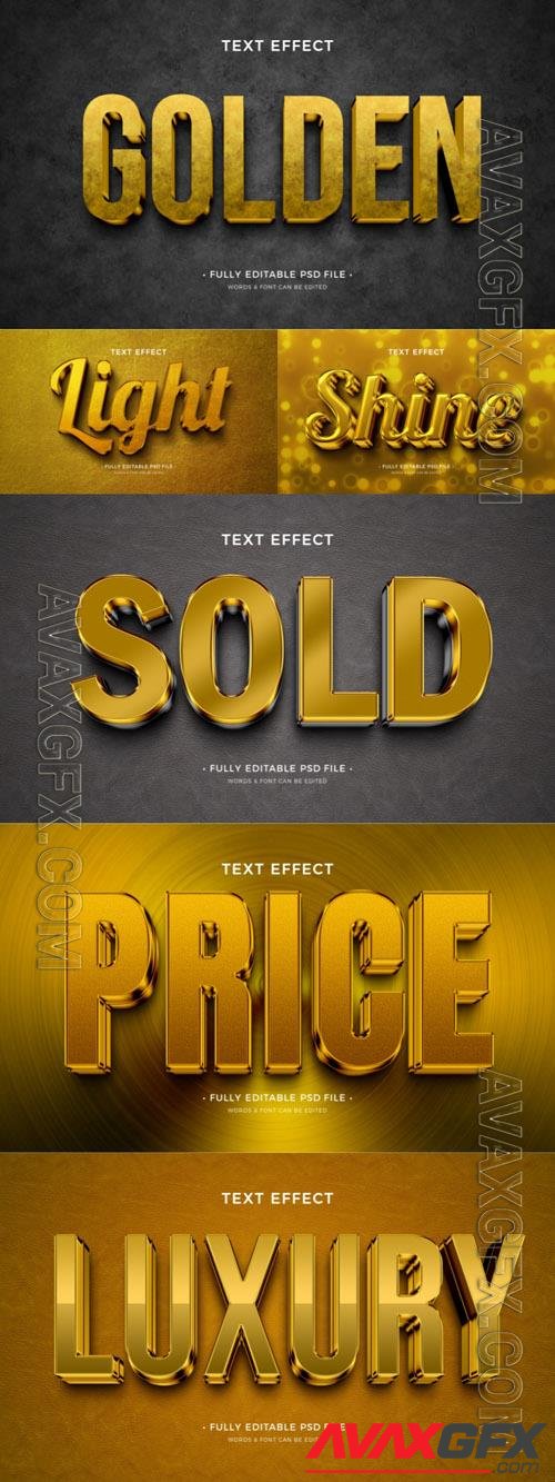 Style text effect editable set vol 202 [PSD]