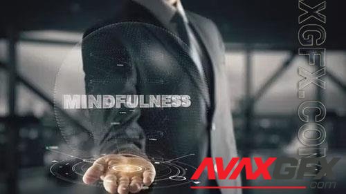 Mindfulness with Hologram Businessman Concept 43757472