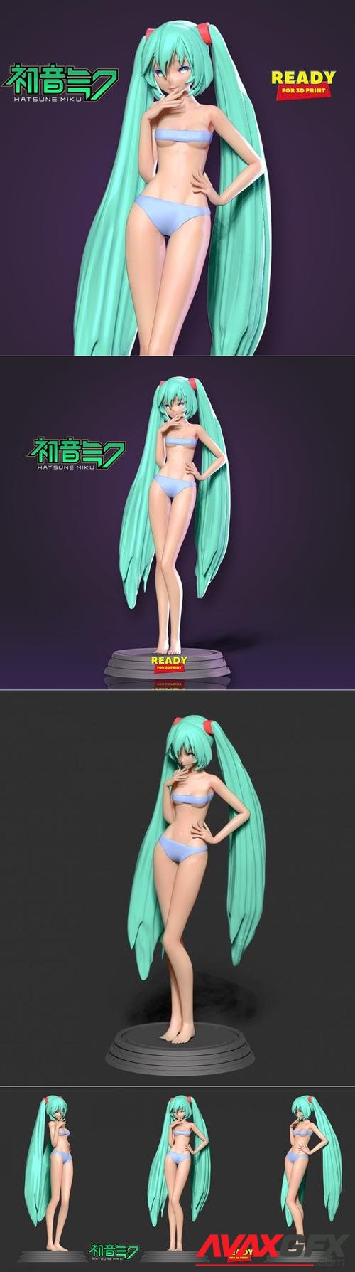 Miku fanart 3D Print